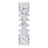 Platinum Marquise Lab-Grown Diamond Shared-Prong Eternity Band – 4.5x2.5 mm Stones - view 4