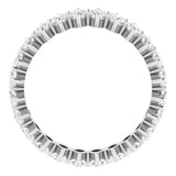 Platinum Marquise Lab-Grown Diamond Shared-Prong Eternity Band – 4.25x2.25 mm Stones - view 2