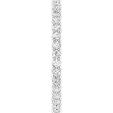 Platinum Round Natural Diamond Shared-Prong Eternity Band – 2 mm Stones - view 4