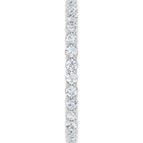 10K Gold Round Lab-Grown Diamond Shared-Prong Eternity Band – 1.75 mm Stones - White Gold - view 4
