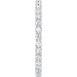 10K Gold Round Lab-Grown Diamond Shared-Prong Eternity Band – 1.7 mm Stones - White Gold - view 4
