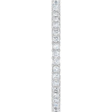 10K Gold Square Lab-Grown Diamond Shared-Prong Eternity Band – 1.25x1.25 mm Stones - White Gold - view 4