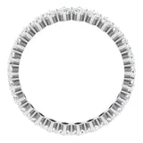 Platinum Marquise Lab-Grown Diamond Shared-Prong Eternity Band – 4.25x2.25 mm Stones - view 2
