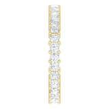 14K Gold Square Lab-Grown Diamond Shared-Prong Eternity Band – 2x2 mm Stones - Yellow Gold - view 4