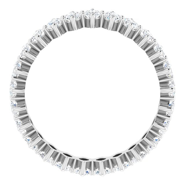 Platinum Marquise Lab-Grown Diamond Shared-Prong Eternity Band – 4.5x2.5 mm Stones - view 2