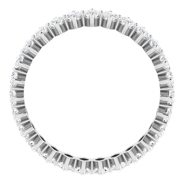 Platinum Marquise Lab-Grown Diamond Shared-Prong Eternity Band – 4.25x2.25 mm Stones - view 2