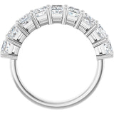 Platinum Square Lab-Grown Diamond Shared-Prong Anniversary Band – 3/4–2 1/4 CTW - view 2