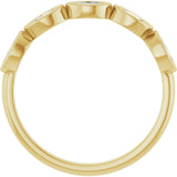 14K Gold Marquise Natural Diamond Bezel-Set Anniversary Band – 1/3–5/8 CTW - Yellow Gold - view 2