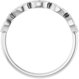 Platinum Marquise Natural Diamond Bezel-Set Anniversary Band – 1/3–5/8 CTW - view 2