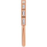 10K Gold Straight Baguette Lab-Grown Diamond Bezel-Set Anniversary Band – 1/6–3/8 CTW - Rose Gold - view 4
