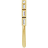 10K Gold Straight Baguette Lab-Grown Diamond Bezel-Set Anniversary Band – 1/6–3/8 CTW - Yellow Gold - view 4