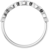 Platinum Marquise Natural Diamond Bezel-Set Anniversary Band – 1/3–5/8 CTW - view 2