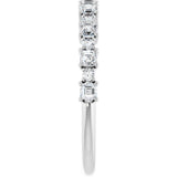 Platinum Asscher Natural Diamond Anniversary Band – 1/2–1 1/3 CTW - view 4