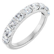 Platinum Asscher Lab-Grown Diamond Bar Channel-Set Anniversary Band – 5/8–1 1/3 CTW