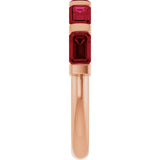 14K Gold Emerald Natural Red Ruby Bar Channel-Set Anniversary Band - Rose Gold - view 4