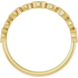 14K Gold Marquise Lab-Grown Diamond Anniversary Band – 1/6–1/3 CTW - Yellow Gold - view 2