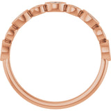 14K Gold Marquise Lab-Grown Diamond Anniversary Band – 1/6–1/3 CTW - Rose Gold - view 2