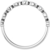 Platinum Round Lab-Grown Diamond Anniversary Band – 1/6–1/3 CTW - view 2