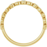 14K Gold Round Lab-Grown Diamond Anniversary Band – 1/6–1/3 CTW - Yellow Gold - view 2