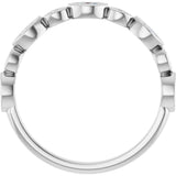 Platinum Marquise Natural Diamond Anniversary Band – 1/6–3/8 CTW - view 2
