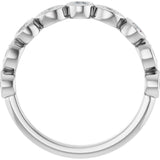 Platinum Round Lab-Grown Diamond Anniversary Band – 1/6–1/3 CTW - view 2