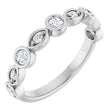 Platinum Round Lab-Grown Diamond Anniversary Band – 1/6–1/3 CTW