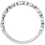 Platinum Marquise Natural Diamond Anniversary Band – 1/6–3/8 CTW - view 2