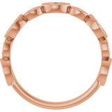 14K Gold Marquise Lab-Grown Diamond Anniversary Band – 1/6–1/3 CTW - Rose Gold - view 2