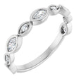 Platinum Marquise Lab-Grown Diamond Anniversary Band – 1/6–1/3 CTW