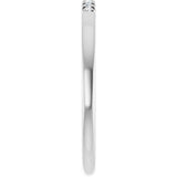 Platinum Round Lab-Grown Diamond French-Set Seven-Stone Anniversary Band – .03–1 1/8 CTW - view 4