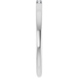 Platinum Round Lab-Grown Diamond French-Set Seven-Stone Anniversary Band – .03–1 1/8 CTW - view 4