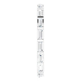 Platinum Straight Baguette Natural Diamond Channel-Set Baguette Eternity Band – 3x1.25 mm Stones - view 4