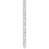 Platinum Round Lab-Grown Diamond Shared-Prong Anniversary Band – 1.3 mm Stones - view 4