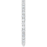 14K Gold Round Natural Diamond Shared-Prong Anniversary Band – 1.5 mm Stones - White Gold - view 4