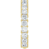 14K Gold Square Natural Diamond Shared-Prong Anniversary Band – 3/4–1 9/10 CTW - Yellow Gold - view 4