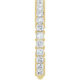 14K Gold Square Natural Diamond Shared-Prong Anniversary Band – 3/4–1 9/10 CTW - Yellow Gold - view 4