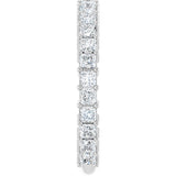 Platinum Square Natural Diamond Shared-Prong Anniversary Band – 3/4–1 9/10 CTW - view 4