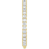 14K Gold Square Natural Diamond Shared-Prong Anniversary Band – 3/4–1 9/10 CTW - Yellow Gold - view 4