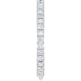Platinum Square Lab-Grown Diamond Shared-Prong Anniversary Band – 1.5x1.5 mm Stones - view 4