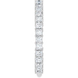 Platinum Square Natural Diamond Shared-Prong Anniversary Band – 3/4–1 9/10 CTW - view 4