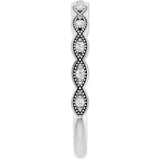 Platinum Round Natural Diamond Anniversary Band – .07 CTW (Style 124216) - view 4