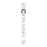 Platinum Straight Baguette Natural Diamond Channel-Set Baguette Eternity Band – 3x1.25 mm Stones - view 4