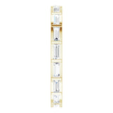 14K Gold Straight Baguette Natural Diamond Channel-Set Baguette Eternity Band – 3x1.25 mm Stones - Yellow Gold - view 4