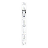 Platinum Straight Baguette Natural Diamond Channel-Set Baguette Eternity Band – 3x1.25 mm Stones - view 4