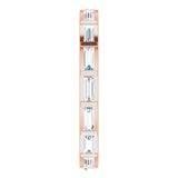 14K Gold Straight Baguette Natural Diamond Channel-Set Baguette Eternity Band – 3x1.25 mm Stones - Rose Gold - view 4