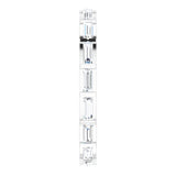 Platinum Straight Baguette Natural Diamond Channel-Set Baguette Eternity Band – 3x1.25 mm Stones - view 4