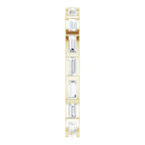 14K Gold Straight Baguette Natural Diamond Channel-Set Baguette Eternity Band – 3x1.25 mm Stones - Yellow Gold - view 4