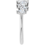 Platinum Marquise Lab-Grown Diamond Scattered Anniversary Band – 3/4–1 3/8 CTW - view 4