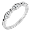 Platinum Round Lab-Grown Diamond Anniversary Band – 1.5 mm Stones (1/10 CTW)