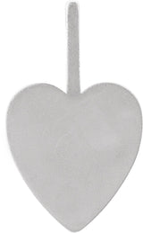 14K Gold Family is Forever Heart Pendant - White Gold - view 3